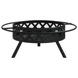 Foyer avec tisonnier 70 cm XXL acier 561563561563
