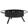 Foyer avec tisonnier 70 cm XXL acier 561573561573