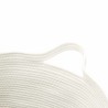 Panier de rangement marron et blanc Ø49x65 cm coton 561577561577