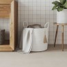 Panier de rangement blanc Ø40x35 cm coton 561578561578