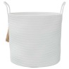 Panier de rangement blanc Ø40x35 cm coton 561578561578