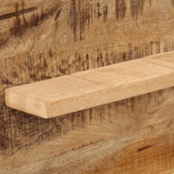 Miroir avec étagères 80x8x55 cm verre et bois massif manguier 561583561583