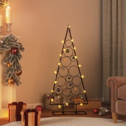 Arbre de Noël en métal pour décoration noir 125 cm 561584561584