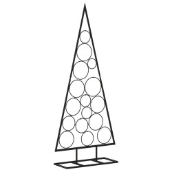 Arbre de Noël en métal pour décoration noir 125 cm 561584561584
