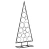 Arbre de Noël en métal pour décoration noir 125 cm 561584561584