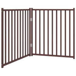 Barrière pour chien pliable 2 panneaux 160 cm bois sapin massif 561589561589