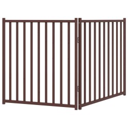 Barrière pour chien pliable 2 panneaux 160 cm bois sapin massif 561589561589