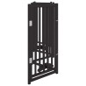 Barrière pour chiens avec porte 6 panneaux bois de sapin massif 561591561591