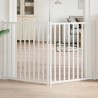 Barrière pour chien pliable 2 panneaux 160 cm bois sapin massif 561593561593