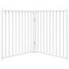 Barrière pour chien pliable 2 panneaux 160 cm bois sapin massif 561593561593