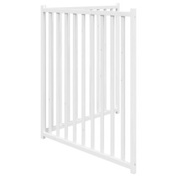 Barrière pour chien pliable 2 panneaux 160 cm bois sapin massif 561593561593