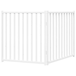 Barrière pour chien pliable 2 panneaux 160 cm bois sapin massif 561593561593