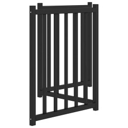 Barrière pour chien pliable 3 panneaux 150 cm bois sapin massif 561595561595