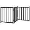 Barrière pour chien pliable 3 panneaux 150 cm bois sapin massif 561595561595
