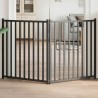 Barrière pour chien pliable 2 panneaux 160 cm bois sapin massif 561598561598