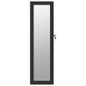 Armoire à bijoux avec miroir murale noir 30x8,5x106 cm 561603561603