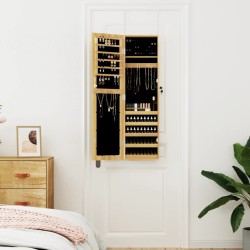 Armoire à bijoux avec miroir murale 30x8,5x106 cm 561604561604