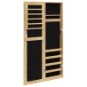 Armoire à bijoux avec miroir murale 30x8,5x106 cm 561604561604