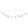 Dessus de table 80x80x1,5 cm bambou 561608561608
