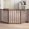 Barrière pour chien pliable 3 panneaux 150 cm bois sapin massif 561611561611