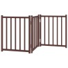 Barrière pour chien pliable 3 panneaux 150 cm bois sapin massif 561611561611