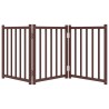 Barrière pour chien pliable 3 panneaux 150 cm bois sapin massif 561611561611