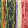 Banc multicolore 160 cm tissu chindi et bois de manguier massif 561614561614