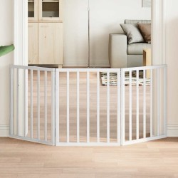 Barrière pour chien pliable 3 panneaux 150 cm bois de peuplier 561618561618