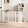 Barrière pour chien pliable 3 panneaux 150 cm bois de peuplier 561618561618
