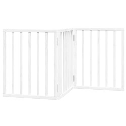 Barrière pour chien pliable 3 panneaux 150 cm bois de peuplier 561618561618