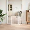 Barrière pour chien pliable 3 panneaux 150 cm bois de peuplier 561618561618
