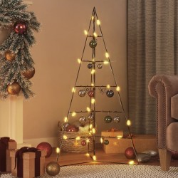 Arbre de Noël en métal pour décoration noir 100 cm 561620561620