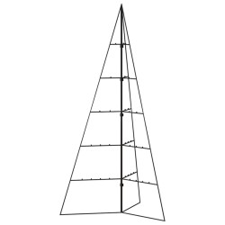 Arbre de Noël en métal pour décoration noir 100 cm 561620561620