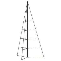 Arbre de Noël en métal pour décoration noir 100 cm 561620561620