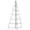 Arbre de Noël en métal pour décoration noir 100 cm 561620561620