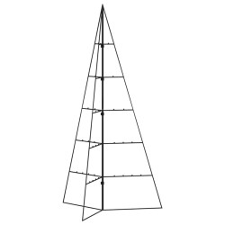 Arbre de Noël en métal pour décoration noir 100 cm 561620561620
