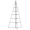 Arbre de Noël en métal pour décoration noir 140 cm 561622561622