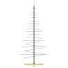 Arbre de Noël en métal avec base en bois noir 180 cm 561626561626