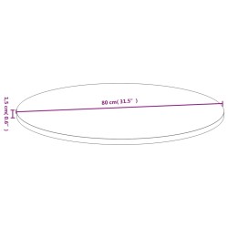 Dessus de table Ø80x1,5 cm bambou 561628561628