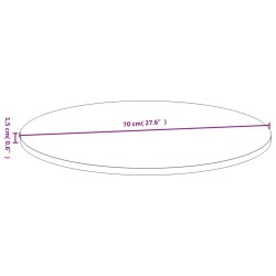 Dessus de table Ø70x1,5 cm bambou 561629561629