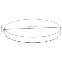 Dessus de table Ø50x4 cm bambou 561631561631