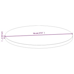 Dessus de table Ø70x2,5 cm bambou 561638561638