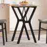 Pieds de table à manger cadre en Y 40x40x73 cm acier 561642561642