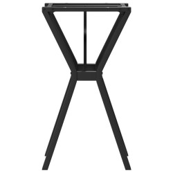 Pieds de table à manger cadre en Y 40x40x73 cm acier 561642561642