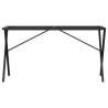 Pieds de table à manger cadre en X 120x60x73 cm acier 561643561643