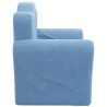 Canapé-lit pour enfants bleu peluche douce 561644561644