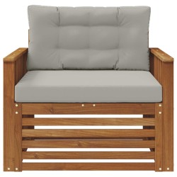 Canapé d’extérieur Bois d'acacia massif et polyester 561646561646