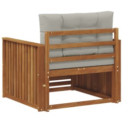 Canapé d’extérieur Bois d'acacia massif et polyester 561646561646