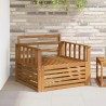 2 Pièce Canapé avec Accoudoirs Bois d'Acacia Massif Naturel 561648561648