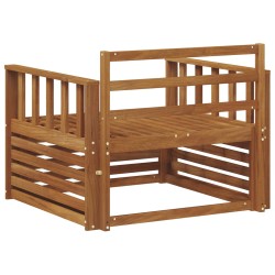 2 Pièce Canapé avec Accoudoirs Bois d'Acacia Massif Naturel 561648561648